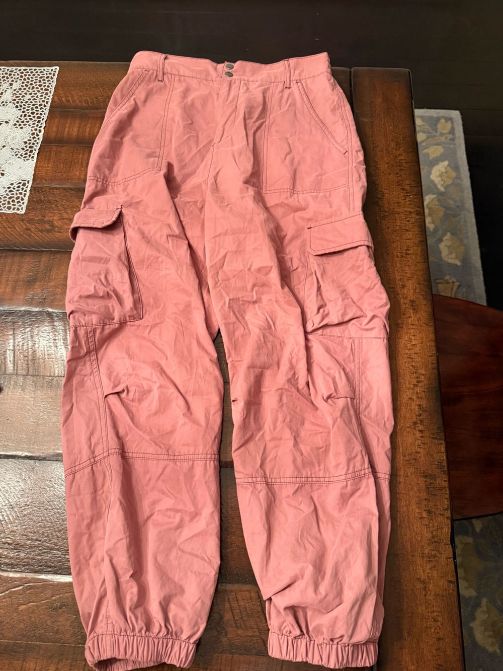 wild fable dusty rose utility joggers